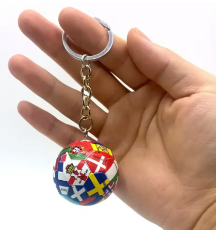 PVC Football Keychain Ornaments