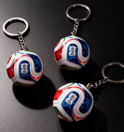 Mini 3D Soccer Ball Keychain