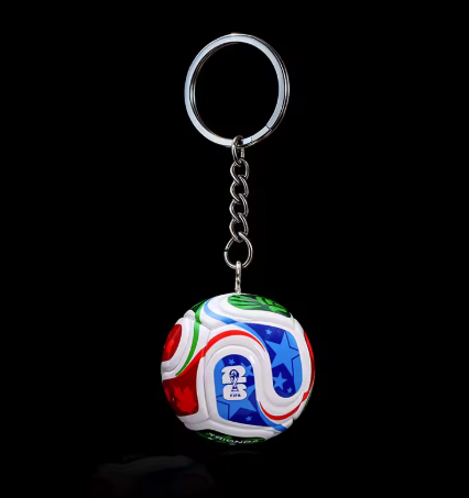 Mini 3D Soccer Ball Keychain