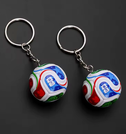 Mini 3D Soccer Ball Keychain