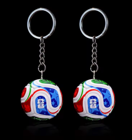 Mini 3D Soccer Ball Keychain